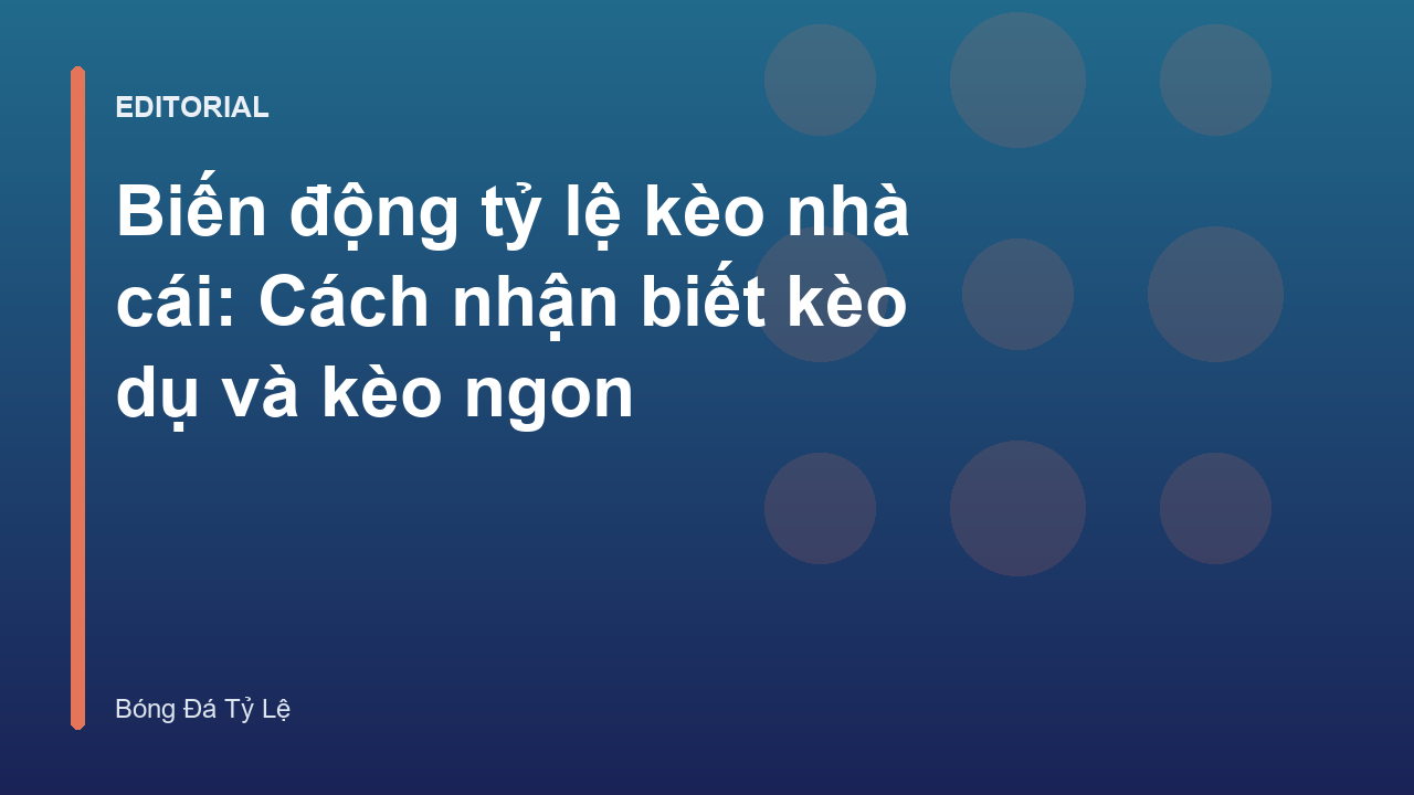 Biểu đồ biến động tỷ lệ kèo bóng đá
